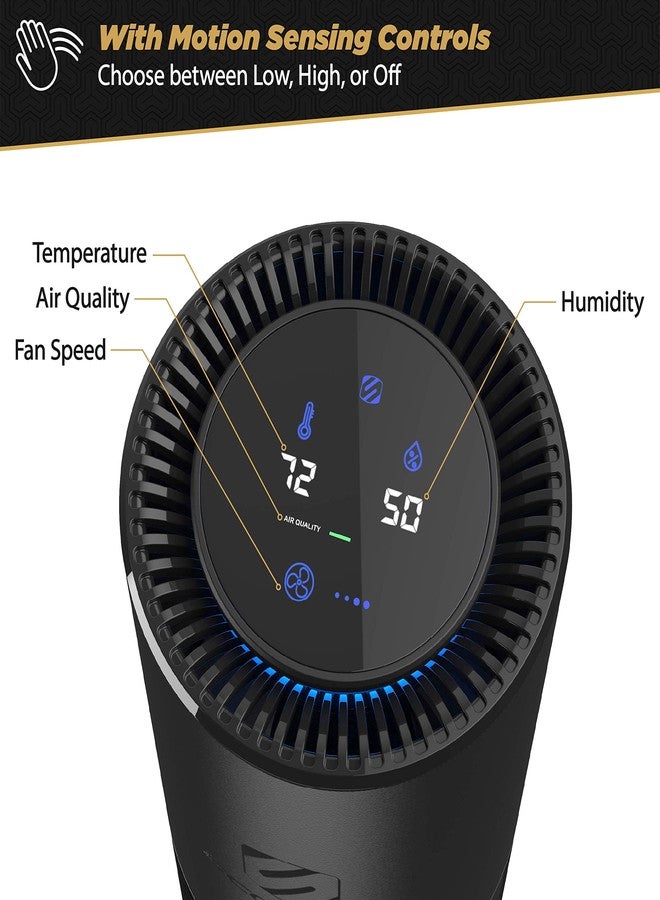 سكوش جهاز تنقية الهواء المحمول Scosche AFP-SP FrescheAIR Pro المزود بفلتر HEPA، يزيل وبر الحيوانات الأليفة وروائح الطعام والدخان، معطر جو شخصي كبير الحجم - Image 4